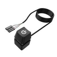 Bothyi - Interruptor De Encendido Para Computadora De Escritorio, Interruptor Móvil De Escritorio Para Salas De Reuniones, Hoteles, Cable De 1,65 M