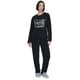 thumbnail image 1 of Pijama Mujer Polar Básico Negro Corona, 1 of 5
