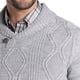 thumbnail image 3 of SWEATER CUELLO CRUZADO gris M, 3 of 5