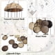 thumbnail image 3 of Campanas de viento de exterior de cáscara de coco, campanas de viento de bambú para exteriores, perfectas para decorar su propia terraza, porche, jardín o patio trasero $ Campanas de viento de cáscar, 3 of 5