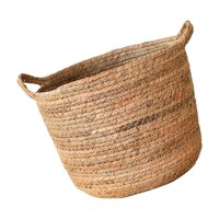 Magideal - Cesta Tejida Para Plantas, Organizador De Contenedores Para Plantas, Decoración Decorativa, Cesta De Almacenamiento Para Macetas, Para Jardín, Césped, S