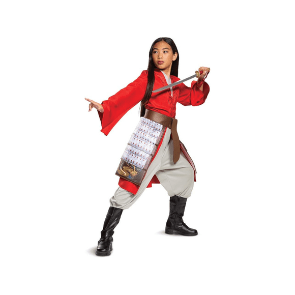 Disfraz Mulan Deluxe Niña XS (3 A 4 Años)
