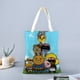 thumbnail image 2 of Kakao Friends Bolso de tela con estampado de lienzo para mujer, bolsa de compras reutilizable y estética, con cremallera interior, regalo para mujer,38*45cm., 2 of 6