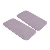 Magideal - 2 Colchonetas De Pilates Con Rodilleras Para Mujer. Acolchado Extra. Soporte Versátil Para Las Rodillas. Ideales Para Entrenamiento De Fortalecimiento Gris