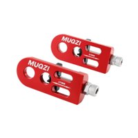 Ioensy - 2 Tensores De Cadena De Bicicleta Ligeros Para Bicicletas De Montaña Bmx, Color Rojo