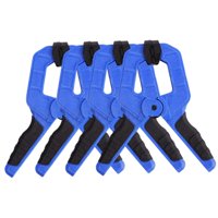 Magideal - 4 Abrazaderas De Resorte, Abrazaderas Para Carpintería, Mango Ergonómico Multiusos, Abrazadera De Sujeción Fácil De Usar, Herramienta De Carpintero Pa 115 Cm X 10 Cm