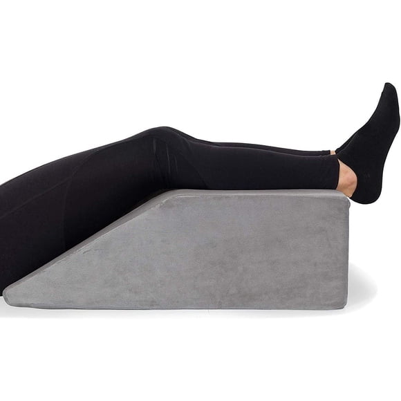 Almohada para elevar las piernas AllSett Health, espuma viscoelástica, gris
