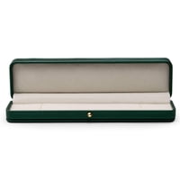 Xusx111 - Caja De Regalo Interior De La Caja De Almacenamiento Del Collar De La Pulsera De La Cadena Larga Verde, Caja De Exhibición De La Joyería Preciosa Premium Para La Boda, El Compromiso, El Cump