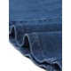 thumbnail image 5 of INSPIRE CHIC Falda de Mujer Regreso a Clases Cintura Alta Línea A Acampanada Casual Falda de Mezclilla Denim Azul Oscuro XL, 5 of 6