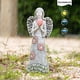 thumbnail image 5 of Estatua Solar De Ángel De Garden Sculpture Con Decoración De Resina, 5 of 8