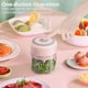 thumbnail image 2 of 1pc 250ml Mini Electric Kitchen Garlic Press And Pestle USB Charging Socket Ginger And Chili Chopper Vegetable Blender Kitchen Utensil Kitchen Stuff Small Kitchen Appliance, 2 of 3