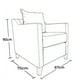 thumbnail image 4 of Sofá 1 CUERPO ARES Camel WK, 4 of 4