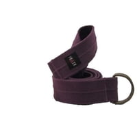 Prasm Clothing - Cinturón De Tela Prasm Con Anillo En D Unisex, Color Morado Claro, 45 Cm