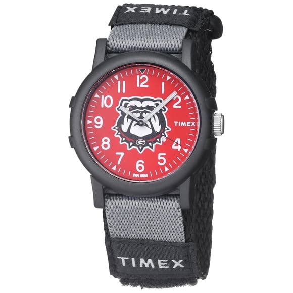 Reloj Timex, unisex, colegial, recluta, 38 mm, Bulldogs de Georgia