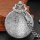 thumbnail image 5 of Reloj de Bolsillo Realpoo 46 mm Escudo Plateado con Números Árabes y Cadena Desmontable, 5 of 8