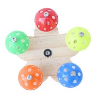 Magideal - Juguete Para Masticar Loros, Juguete Colgante Para Masticar, Bolas Giratorias Fáciles De Instalar, Loros Amazónicos, Cacatúas, Loros Grises Africanos,