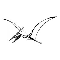 Rienda Libre Graphics - Decomural Pterodactyl Flying Dinosaur Ws-17571
