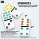 thumbnail image 5 of Juego de dominó Front Porch Classics, doble, 12 puntos de colores, 5 of 7
