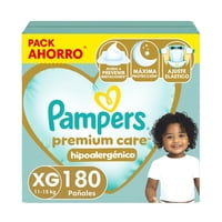 Pañales Premium Care Talla Xg 180 Un Pampers