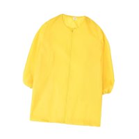 Magideal - Delantal De Pintura Para Niños, De Pintura Para Niños, Delantal De Pintura Impermeable De Color Sólido Con Cremallera Frontal Para Cocinar , Amarillo L