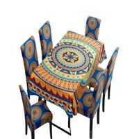 Decoideasemi - Juego De Mantel Más 6 Fundas De Sillas