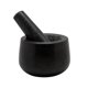 thumbnail image 1 of Mortero 2 Piezas Piedra Granito Negro, 1 of 3