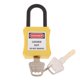 thumbnail image 2 of PL38-KD Candado De Bloqueo De Seguridad Curvado De PVC De 38 Mm, Amarillo, 2 of 5