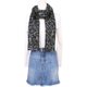 thumbnail image 2 of INSPIRE CHIC Bufanda Larga con Estampado de Leopardo para Mujeres, Ligera y Suave, Envoltura de Cabeza Transparente para Todas las Estaciones 70.9x35.4" Azul Oscuro, 2 of 6