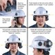 thumbnail image 4 of Orejeras Klein Tools 60502 con casco de ala completa, 4 of 9