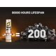 thumbnail image 5 of Bombilla H13 SEALIGHT 52000 lm 6500 K Blanco (paquete de 2), 5 of 6