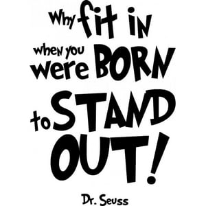 Rienda Libre Graphics - Decomural Stand Out Dr Seuss Ws-51028