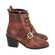 thumbnail image 5 of Botin Mujer Marrón Taco Medio Lezzard Police, 5 of 5