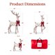 thumbnail image 2 of Conjunto de renos Best Choice Products 122 cm 175 LED de ratán, 2 of 7