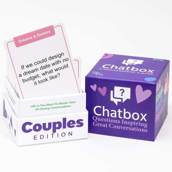 Juego de cartas Chatbox Edición Parejas: preguntas para conversar