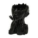 thumbnail image 3 of Macetero De Cabeza, Maceta De Resina Para Cara, Estatua De Jardín Novedosa, Maceteros De Cara, Color Negro, 3 of 5