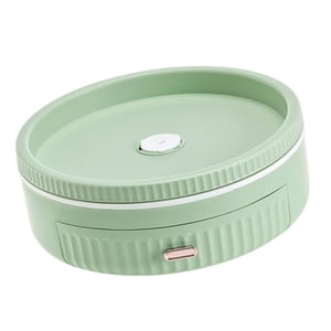 Bothyi - Organizador De Tocadiscos Bandeja De Servicio Decorativa Para Comedor Gabinete Decoración Verde