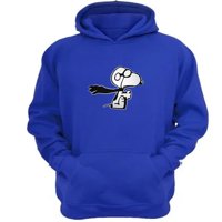 Genérico - Polerón Canguro Snoopy Azul Talla L Unisex