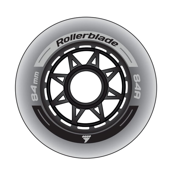 Ruedas Rollerblade 84 mm XT, paquete de 8, 84A