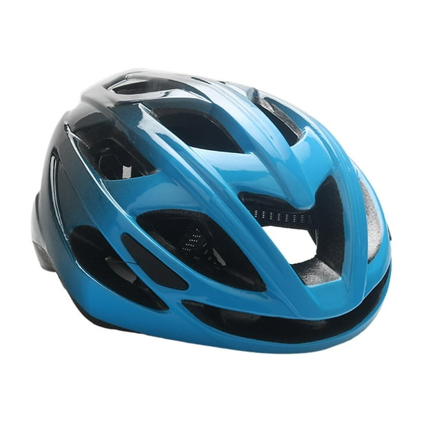 Cascos de bicicleta Correa de barbilla ajustable, cómodos cascos protectores Casco de ciclismo Casco de bicicleta para mujeres Hombres Montar monopatí Azul negro
