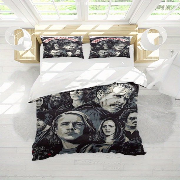 3pcs Chaos Zombies Motorcycle Gang Theme Mystery Poster Digital Print Three-Piece Set