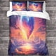 thumbnail image 3 of Juego De Funda Nórdica Love Clouds Juego De Ropa De Cama 3d Funda Nórdica Decorativa De Microfibra Y Poliéster Dream Sky Con Fundas De Almohada Cremallera Juego De 3 Piezas, 3 of 3