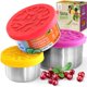 thumbnail image 1 of Recipientes para aperitivos TAVVA de acero inoxidable para niños, 350 ml/200 ml/100 ml, 1 of 8