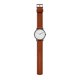 thumbnail image 3 of Reloj Skagen Signature de tres manecillas para hombre, negro con piel marrón, 3 of 8