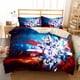 thumbnail image 1 of Attack_on_Titan 3 PCS Comforter Set with 2 Pillowcases,Attack_on_Titan Bedding Set Sheet Set for Kids Adults,All Season Lightweight, 1 of 5