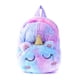 thumbnail image 3 of Unicorn Furry Backpack Plush Sparkling Kid Girl Small School Kindergarten Cute Winter Christmas Children Adjustable Bag Gift, 3 of 3