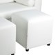 thumbnail image 4 of Sofá Vivo 3 Cuerpos Más 2 Pouf Pu Blanco, 4 of 5