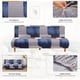 thumbnail image 5 of Fundas elásticas para futón sin brazos, plegables, con base elástica, estampadas, para sofá cama, protector de muebles para mascotas., 5 of 8