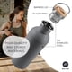 thumbnail image 2 of Botella de agua Bambaw de acero inoxidable sin aislamiento, 950 ml, gris, 2 of 8