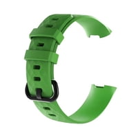 Genérico - Correa Compatible Con Fitbit Charge 3 & 4 22,6Mm Verde