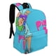 thumbnail image 2 of Pinky Dinky Doo-theme Backpack, Campus style schoolbag Bookbag with Adjustable Shoulder Straps And Large Zip Compartment, Unisex Travel Bags.42x30x15cm, 2 of 6